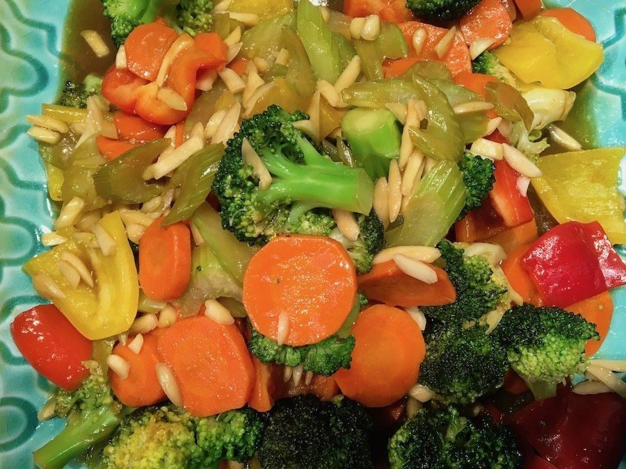 Stir Fried Vegetables with Almonds
